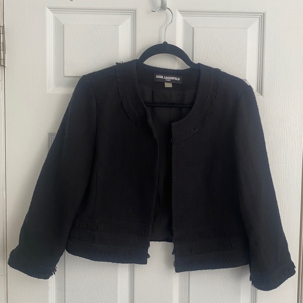 Karl Lagerfeld cropped jacket
